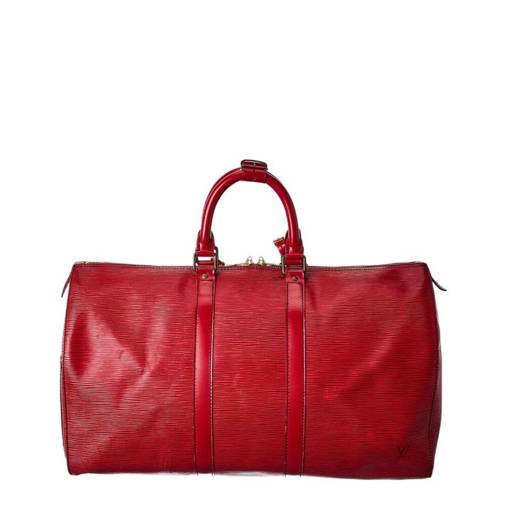 Louis Vuitton Red Epi Leather Keepall 55 (Authentic Pre-Loved) - Picture 2 of 4